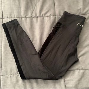 PINK VS Cozy Leggings w/ Velvet Stripe & Pockets